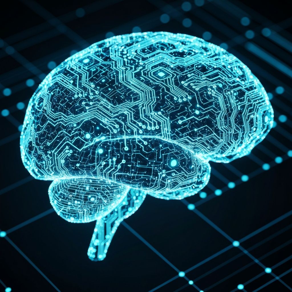 AI neural network visualization